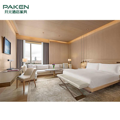 Mobilia moderna dell'hotel del MDF di alto rivestimento lucido di PAKEN