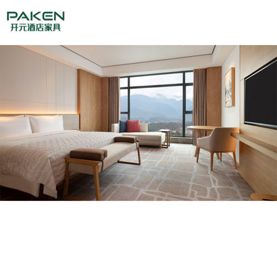 Insieme di camera da letto moderno su misura della mobilia della camera di albergo per l'albergo di lusso cinque stelle