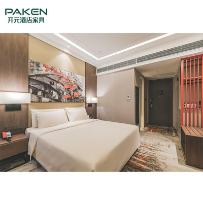 ISO14001 ha personalizzato l'insieme di camera da letto di legno della luce dell'impiallacciatura di dimensione