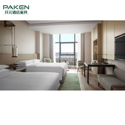 Insiemi di camera da letto di legno solidi della melammina di Paken dell'hotel
