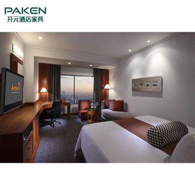 Il ODM ha personalizzato gli insiemi di camera da letto di legno solidi dell'hotel della stella di dimensione 4