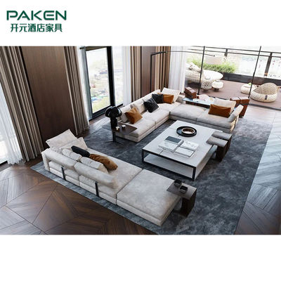 Lo stile conciso e moderno personalizza la mobilia moderna del salone della mobilia della villa