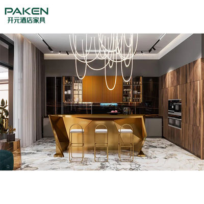 Lo stile di lusso ed elegante personalizza la mobilia moderna di lusso del salone della villa