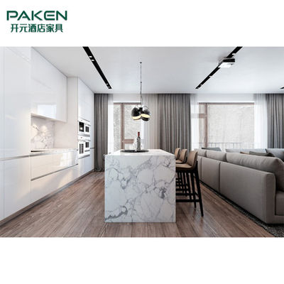 Personalizzi la cucina moderna Furniture&amp;Elegant della mobilia della villa ed il marmo