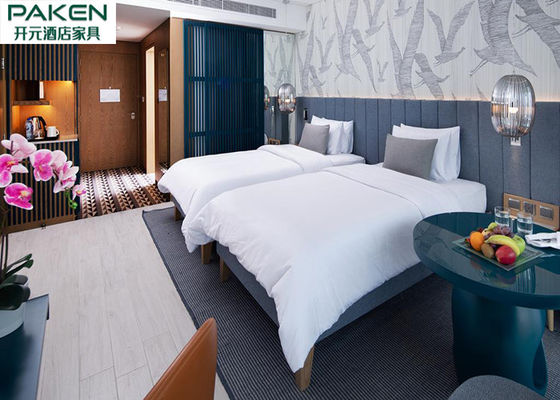 Camera di albergo romantica di luna di miele di stile dell'hotel delle mobilie Mediterranee della camera da letto
